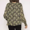 Rowen Avenue Lurex Top In Green Print*Women Tops & Blouses