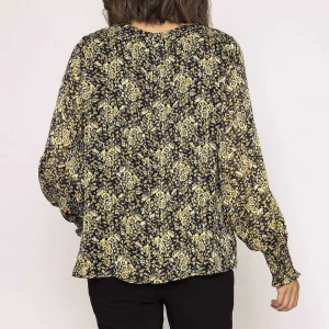 Rowen Avenue Lurex Top In Green Print*Women Tops & Blouses