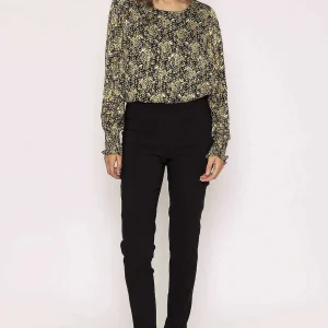 Rowen Avenue Lurex Top In Green Print*Women Tops & Blouses
