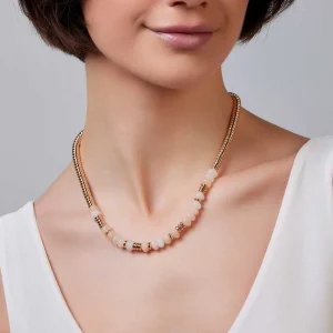 Knight & Day Maleah Beige & Gold Necklace* Jewellery