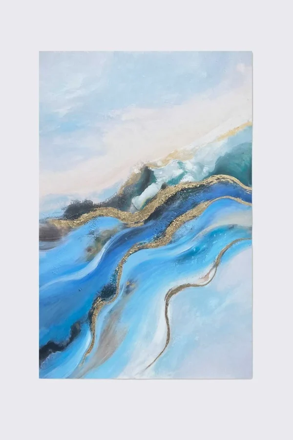 Carraig Donn HOME Marble Wave Abstract Canvas Wall Art* Homeware