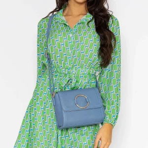 Pala D'oro Maria Mini Dress In Green Print*Women Dresses & Jumpsuits