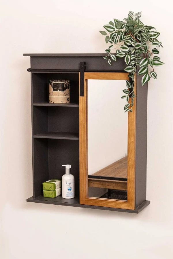 Carraig Donn HOME Marina Grey Bathroom Wall Cabinet* Homeware