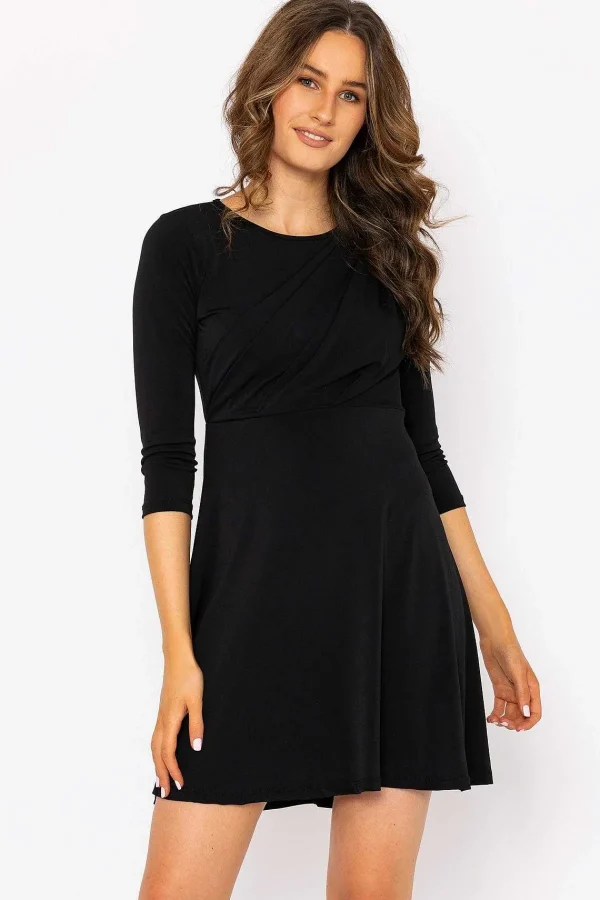 Pala D'oro Meghan Black Mini Dress* Sale Dresses
