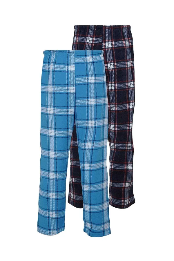 Marlon Sleepwear Mens 2 Pack Fleece Pyjama Pants*Women Nightwear