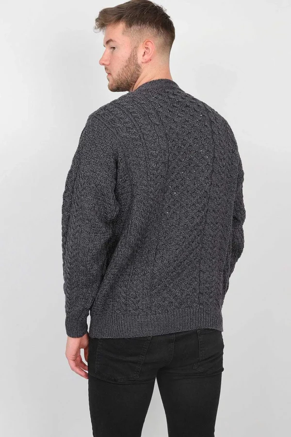 Aran Woollen Mills Mens V Neck Cardigan*Women Jumpers & Cardigans