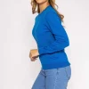 Kelly & Grace Weekend Merino Blend Crew In Blue*Women Jumpers & Cardigans