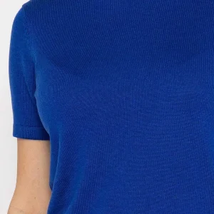 Kelly & Grace Weekend Merino Short Sleeve Crew In Cobalt*Women Jumpers & Cardigans