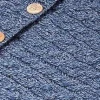 Aran Woollen Mills Merino Wool Throw In Denim* Throws