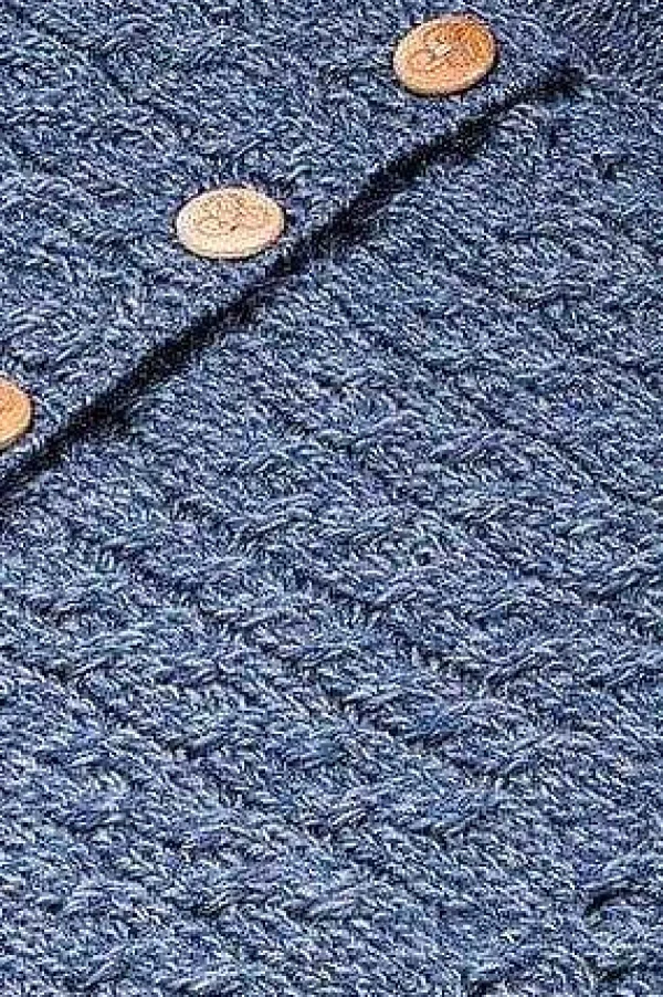 Aran Woollen Mills Merino Wool Throw In Denim* Throws