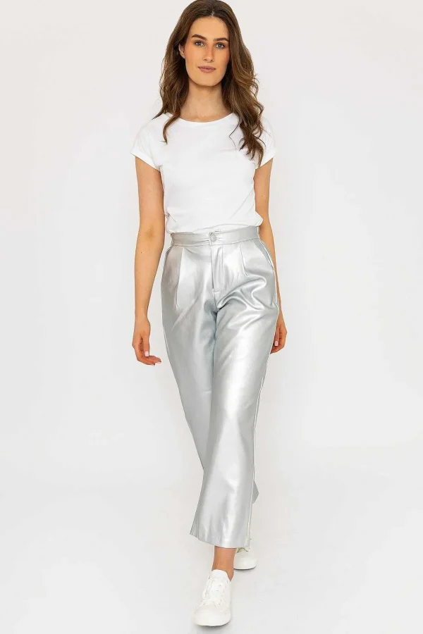 Oraije Metallic Trousers*Women Jeans & Trousers