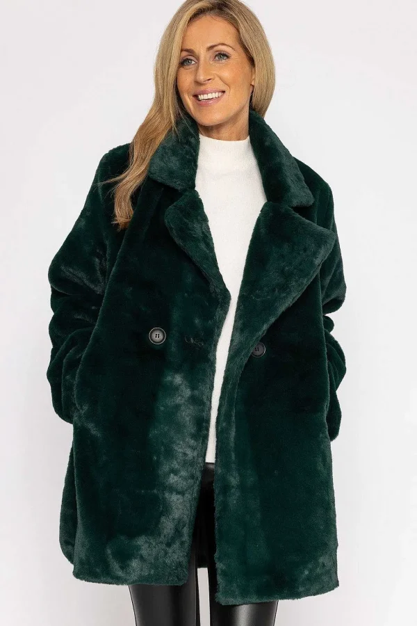 J'aime la Vie Michelle Jacket In Bottle Green*Women Coats & Jackets