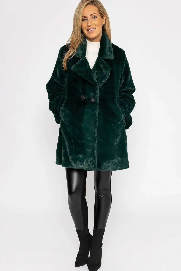 J'aime la Vie Michelle Jacket In Bottle Green*Women Coats & Jackets