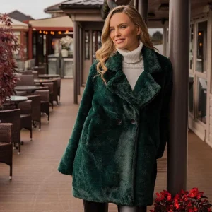 J'aime la Vie Michelle Jacket In Bottle Green*Women Coats & Jackets