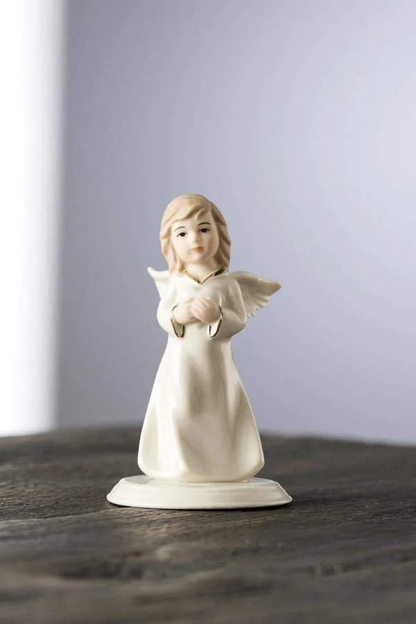 Belleek Mini Ceramic Angel Of Love* Homeware