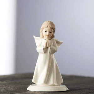 Belleek Mini Ceramic Angel Of Prayer* Homeware
