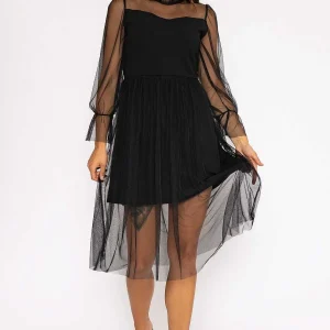 Pala D'oro Minnie Midi Dress In Black* Sale Dresses
