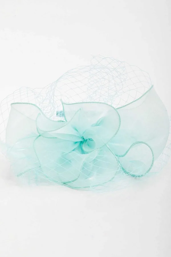 SOUL Accessories Mint Hairband Fascinator With Net & Feathers* Fascinators