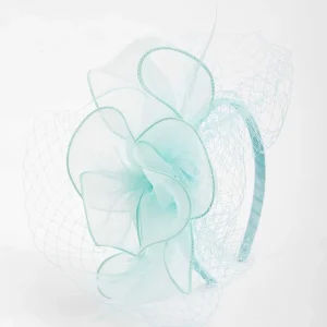 SOUL Accessories Mint Hairband Fascinator With Net & Feathers* Fascinators
