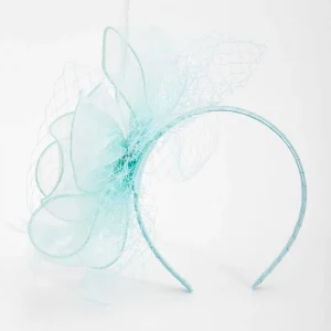 SOUL Accessories Mint Hairband Fascinator With Net & Feathers* Fascinators