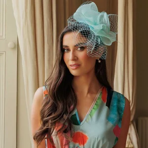 SOUL Accessories Mint Hairband Fascinator With Net & Feathers* Fascinators