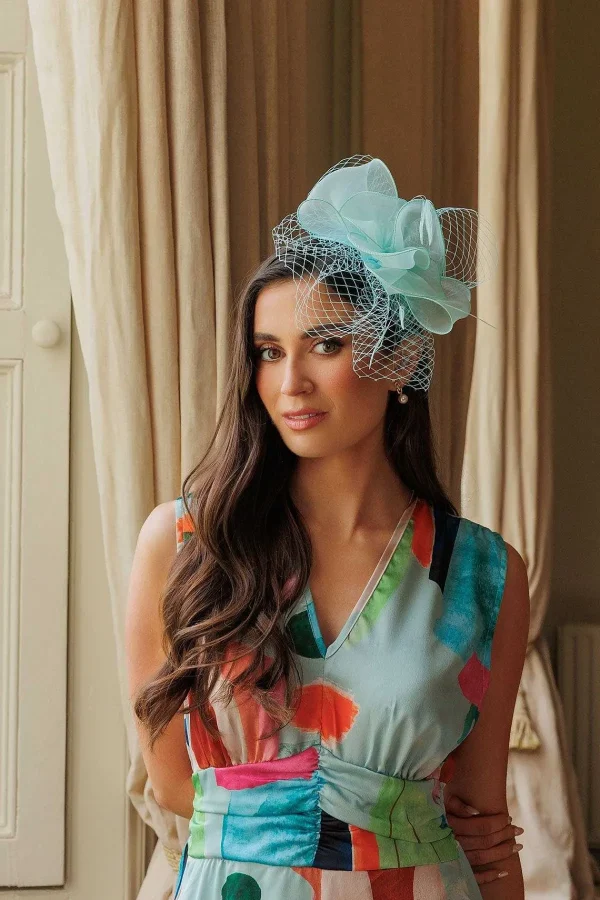 SOUL Accessories Mint Hairband Fascinator With Net & Feathers* Fascinators