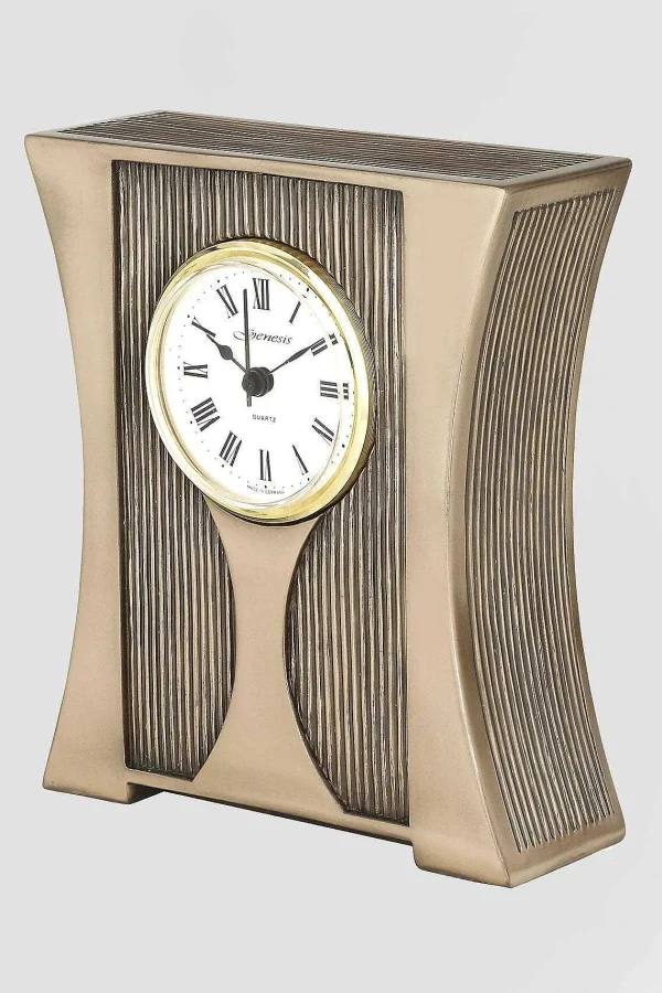 Genesis Modern Bronze Clock* Homeware