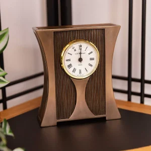 Genesis Modern Bronze Clock* Homeware