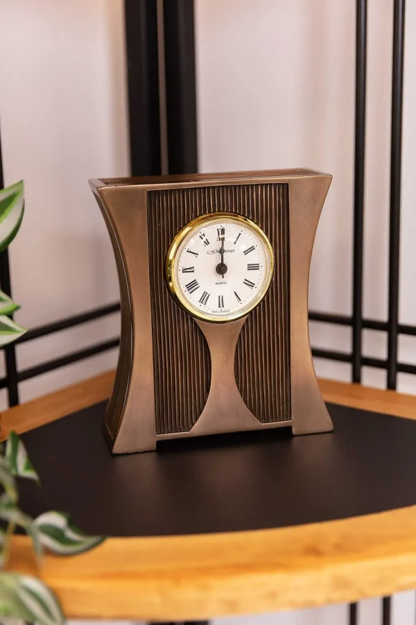 Genesis Modern Bronze Clock* Homeware