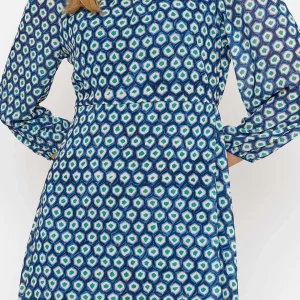 Pala D'oro Mollie Midi Dress In Navy Print*Women Dresses & Jumpsuits