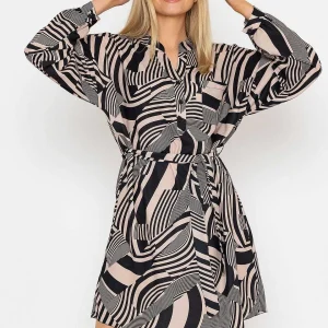 Pala D'oro Mono Collarless Shirt Dress*Women Dresses & Jumpsuits