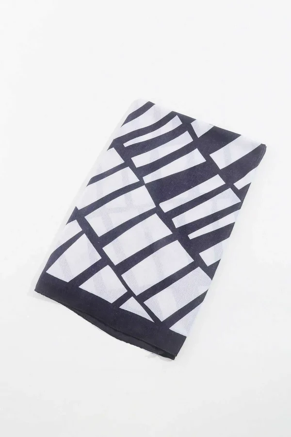SOUL Accessories Mono Print Scarf In Black* Accessories