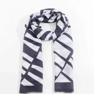 SOUL Accessories Mono Print Scarf In Black* Accessories