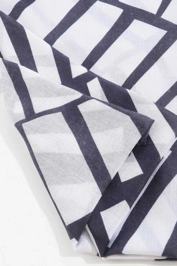 SOUL Accessories Mono Print Scarf In Black* Accessories