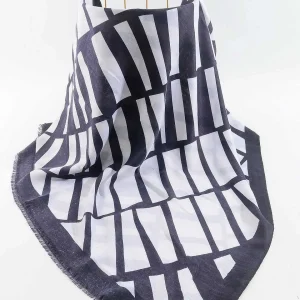SOUL Accessories Mono Print Scarf In Black* Accessories