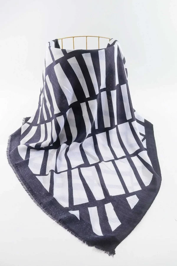 SOUL Accessories Mono Print Scarf In Black* Accessories