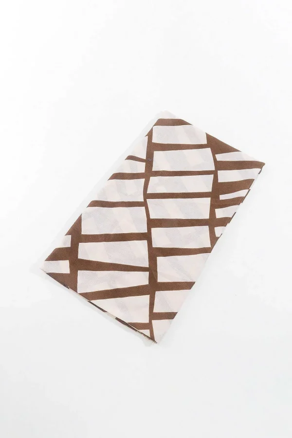 SOUL Accessories Mono Print Scarf In Brown* Accessories