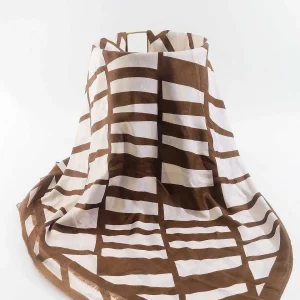 SOUL Accessories Mono Print Scarf In Brown* Accessories