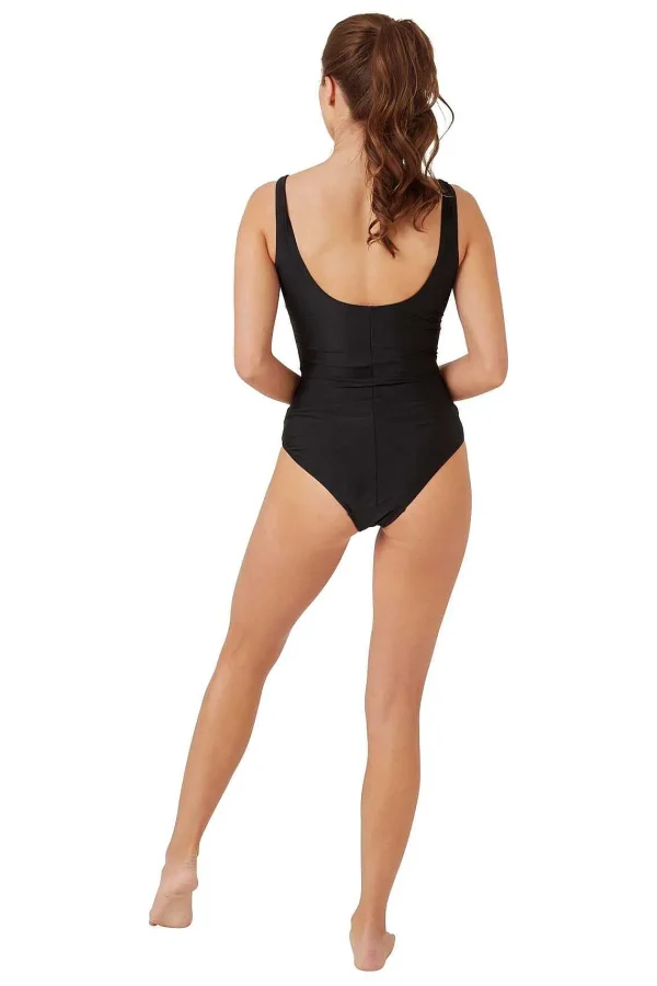 Oyster Bay Monochrome Wrap Swimsuit*Women Swimwear