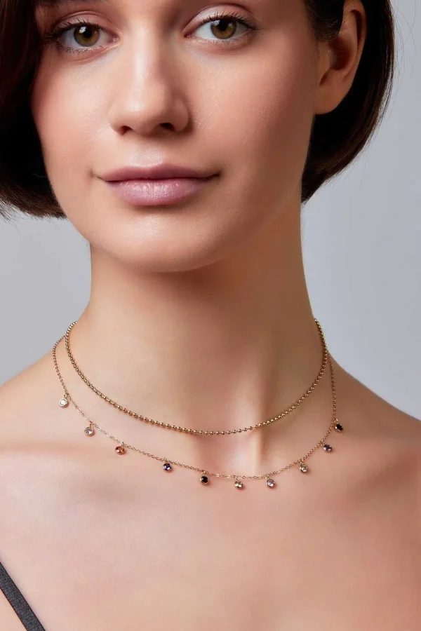 Knight & Day Multi Coloured Layered Necklace* Jewellery