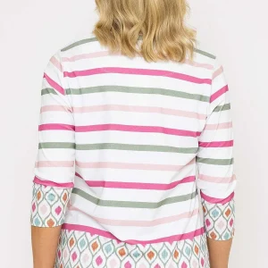Voulez Vous Multi Printed Breton Top*Women Tops & Blouses