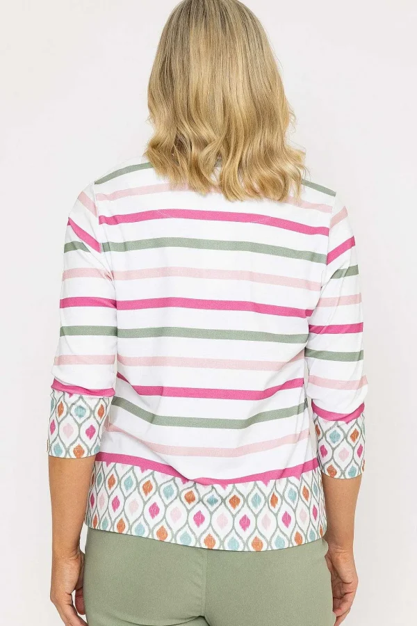Voulez Vous Multi Printed Breton Top*Women Tops & Blouses