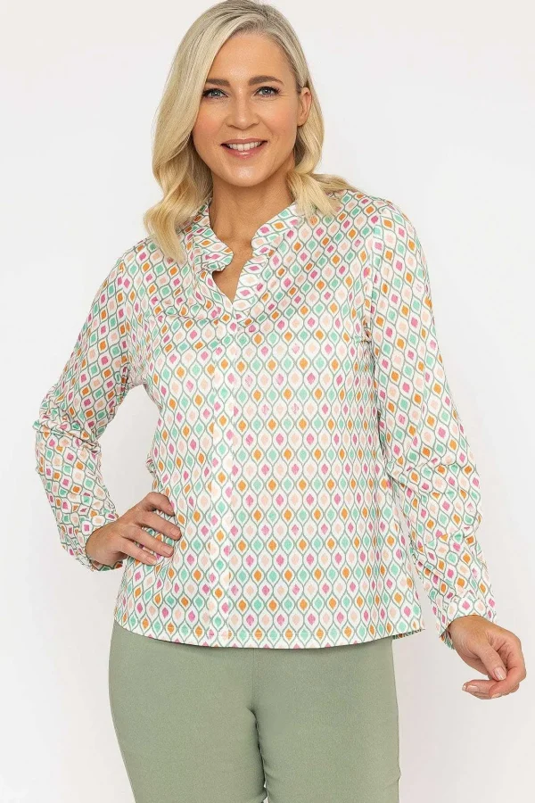 Voulez Vous Multicolored Printed Jersey Top*Women Tops & Blouses