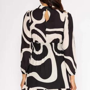 Pala D'oro Nadia Mini Dress In Black Print*Women Dresses & Jumpsuits