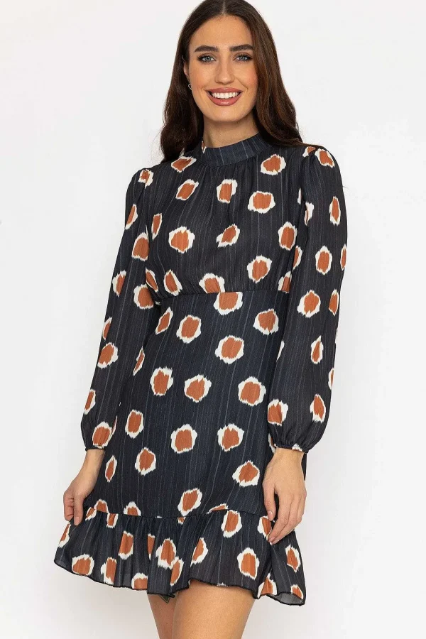 Pala D'oro Nadia Mini Dress In Black Print*Women Dresses & Jumpsuits
