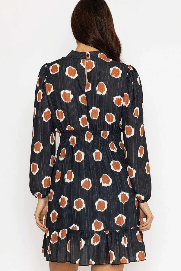 Pala D'oro Nadia Mini Dress In Black Print*Women Dresses & Jumpsuits