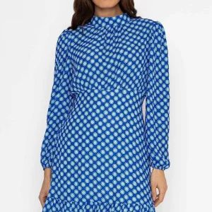 Pala D'oro Nadia Mini Dress In Blue Print*Women Dresses & Jumpsuits