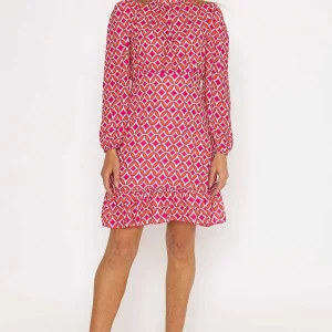 Pala D'oro Nadia Mini Dress In Pink Print*Women Dresses & Jumpsuits