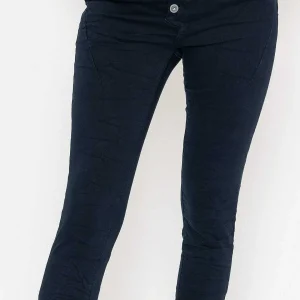 Pala D'oro Navy Button Front Jeans*Women Jeans & Trousers