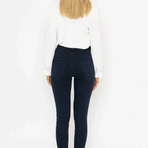 Pala D'oro Navy Button Front Jeans*Women Jeans & Trousers